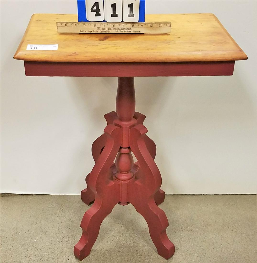 VICT, COTTAGE PINE STAND 28 1/2"H X 22"W X 15"D (1 of 2)