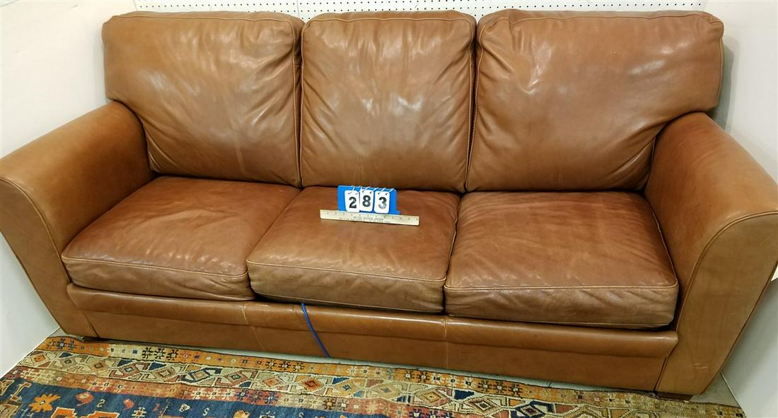 LEATHER SOFA BED: LEATHER SOFA BED