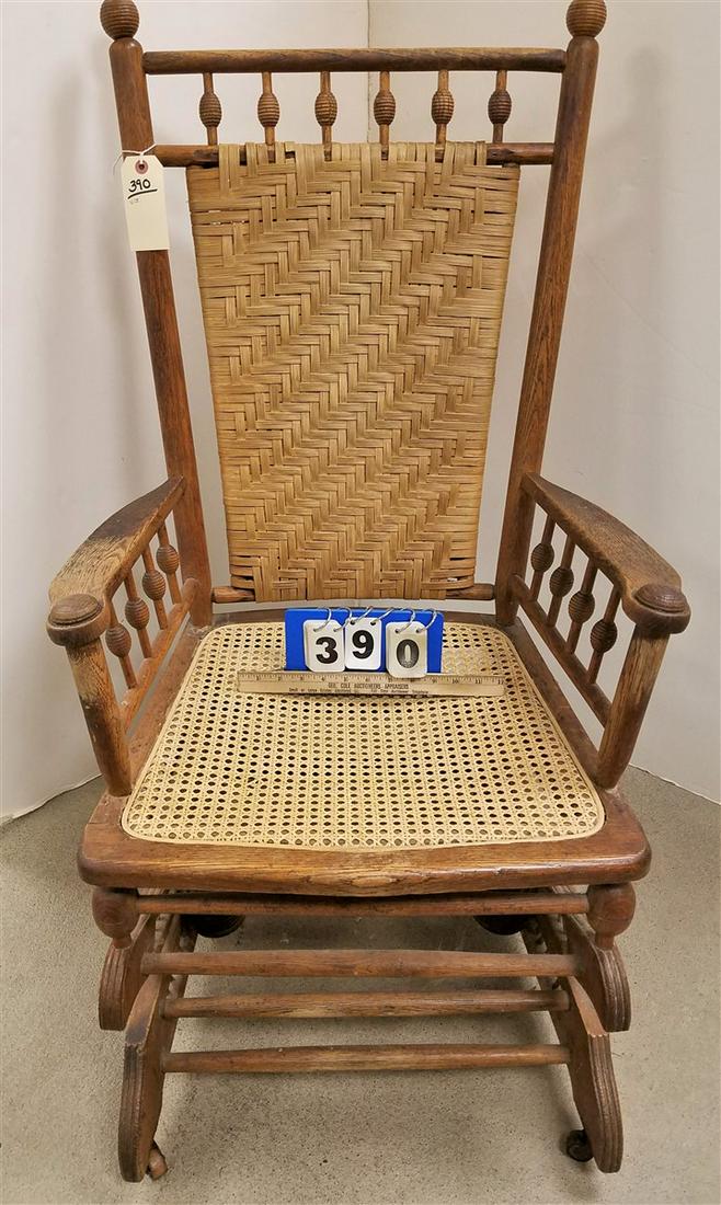 VICT. OAK PLATFORM ROCKER: VICT. OAK PLATFORM ROCKER