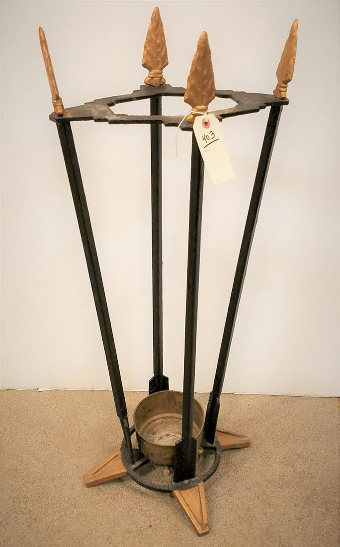 DECO METAL UMBRELLA STAND: DECO METAL UMBRELLA STAND
