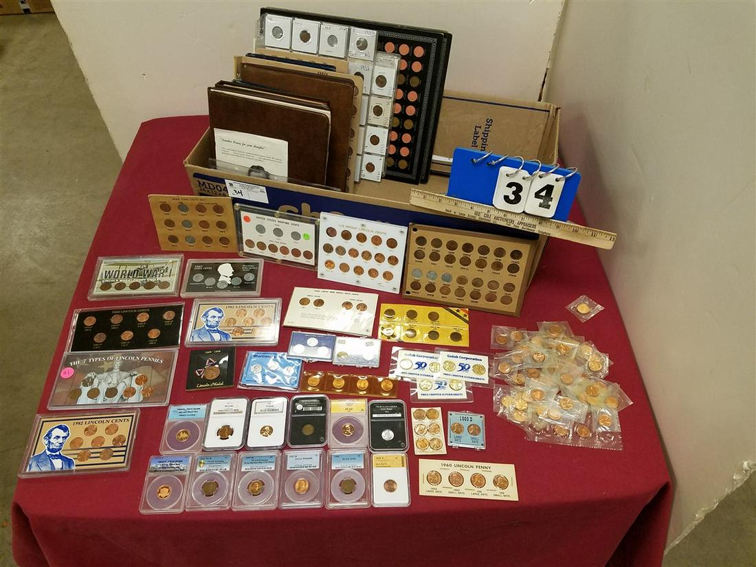 BX WHEAT + LINCOLN PENNIES (1 of 19)