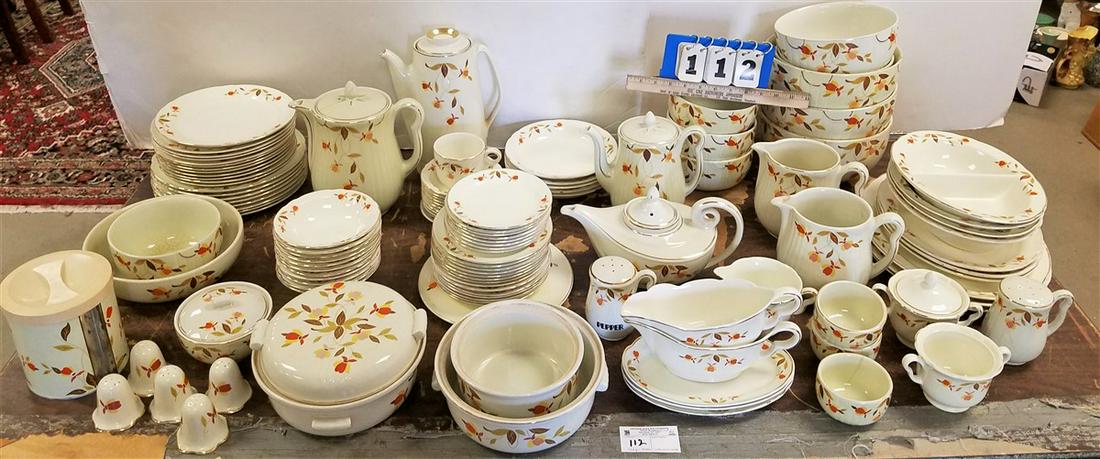 120PC. HALLS AUTUMN LEAF DINNER SERVICE (1 of 1)