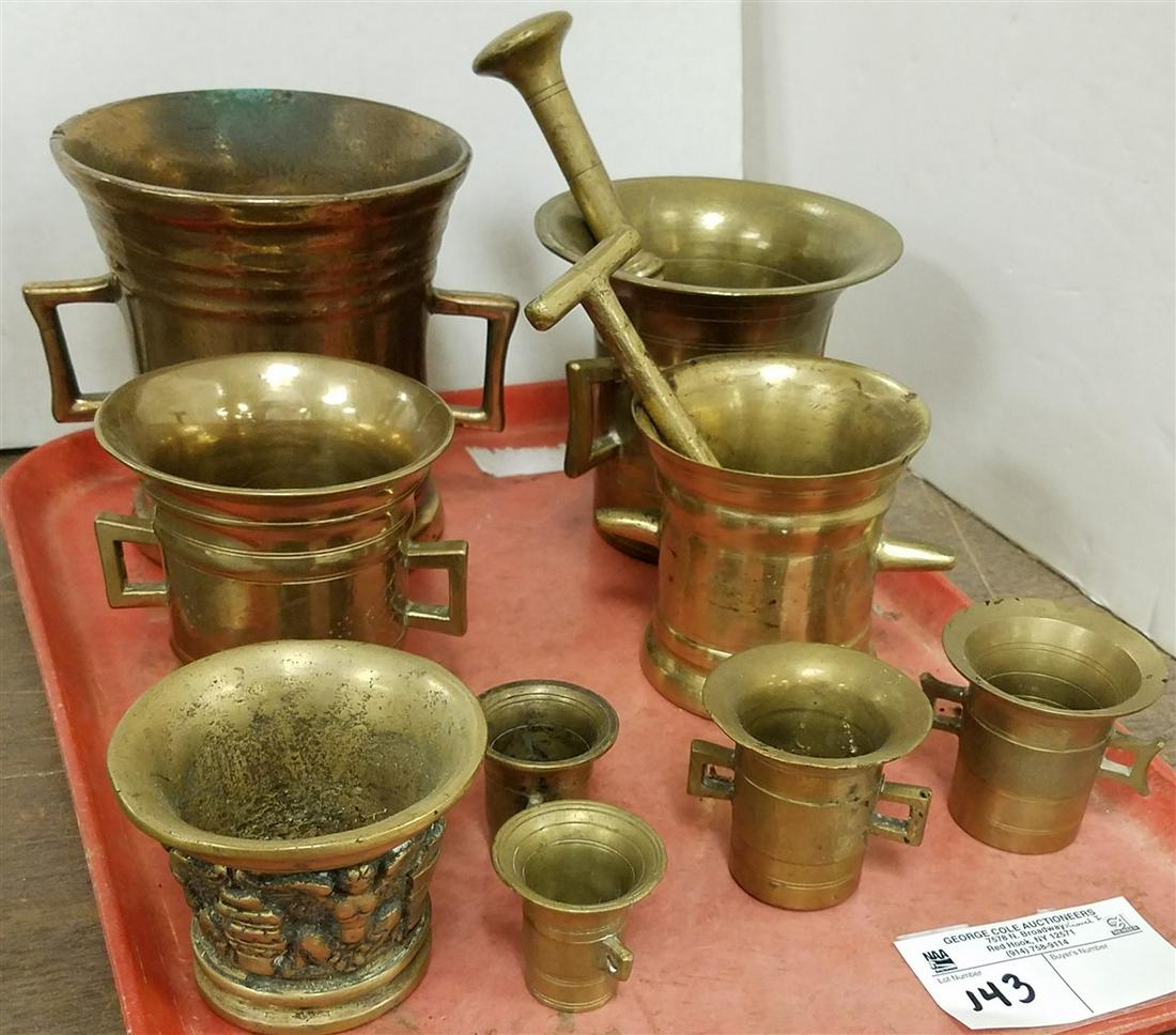 TRAY 9 MORTAR & PESTLES: TRAY 9 MORTAR & PESTLES