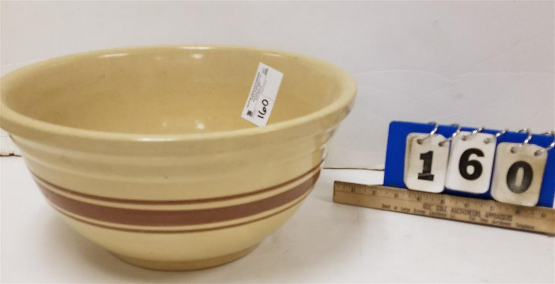 YELLOW WARE BOWL 6.75"H X 14" DIAM. (1 of 2)