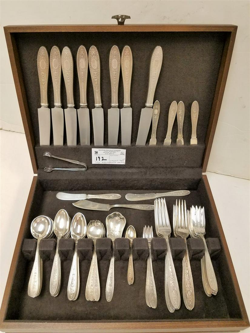 92PC. INTERNATIONAL "WEDGWOOD" STERLING FLATWARE SET, (1 of 4)
