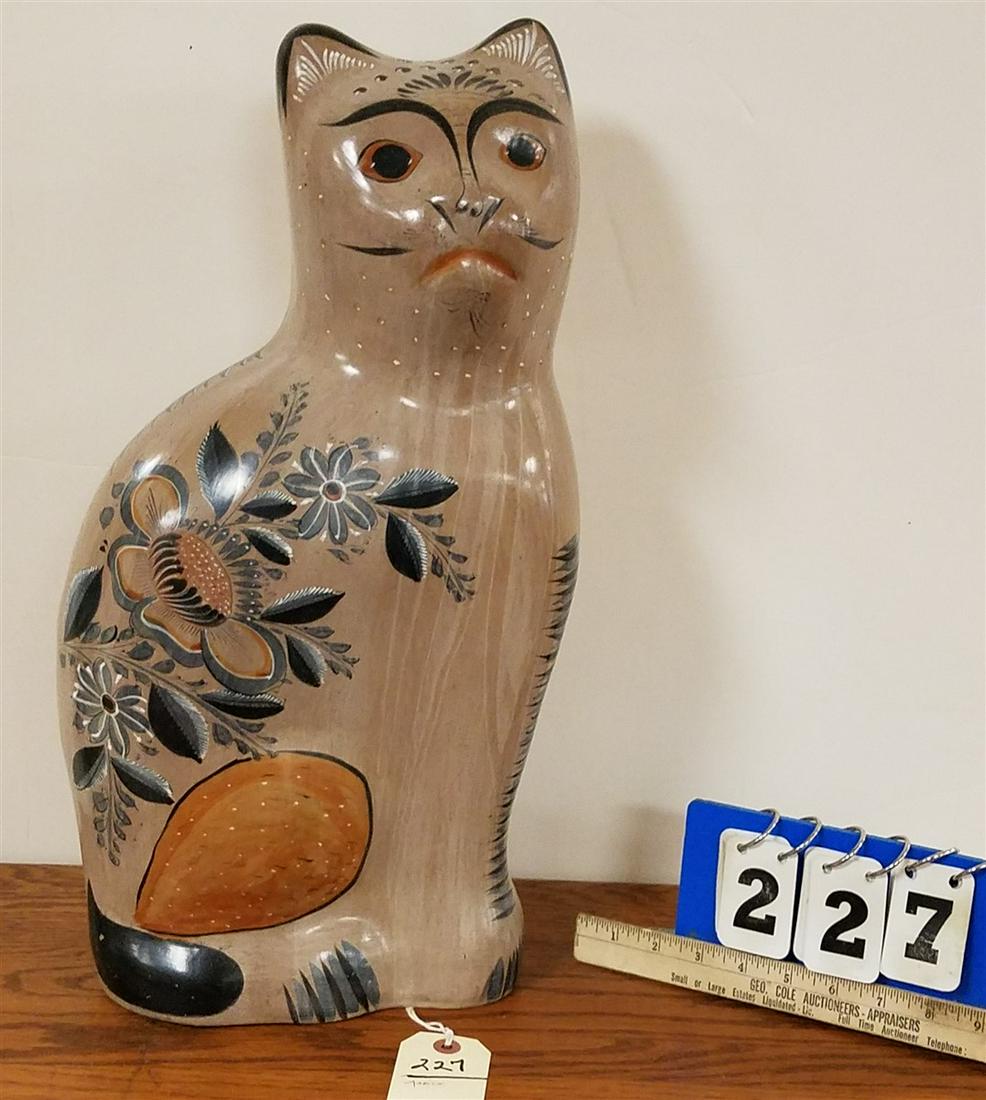 MEXICAN POTTERY CAT. 20" (1 of 1)
