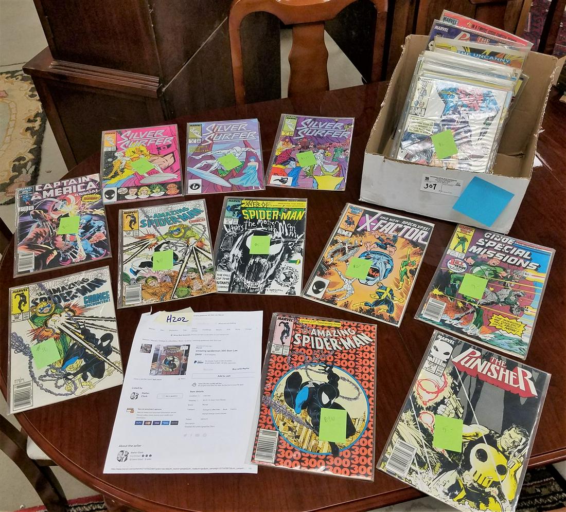 LOT 34 MARVEL COMIC BOOKS, INCL. SPECIAL 25TH (1 of 5)