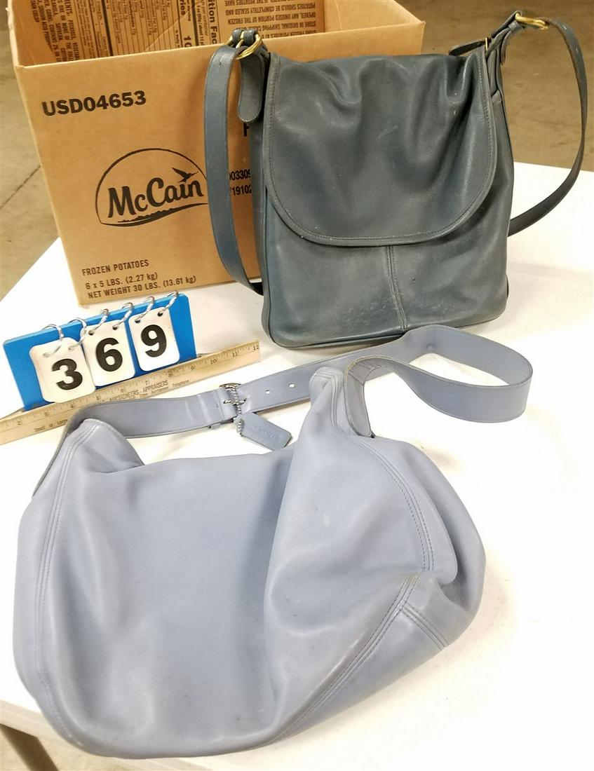 2 COACH LEATHER HANDBAGS (1 of 1)