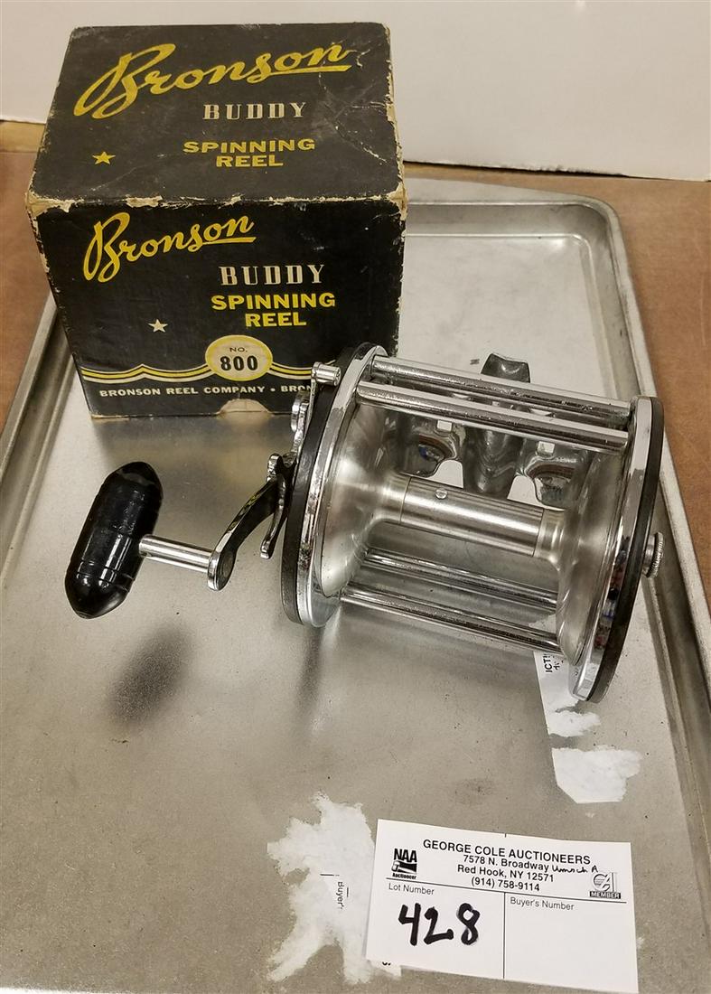 TRAY 2 FISHING REELS-PENN LONG BEACH 68, BRONSON BUDDY (1 of 5)