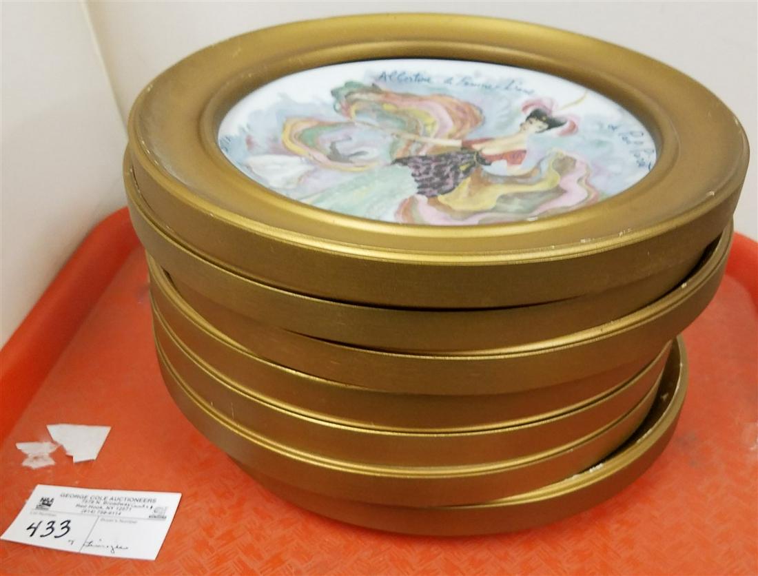 TRAY 7 LIMOGES LES FEMMES DU SIECLE PLATES (1 of 2)