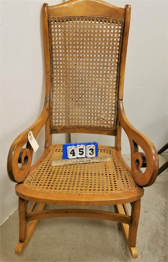 VICT. CANE BACK + SEAT ROCKER (1 of 2)