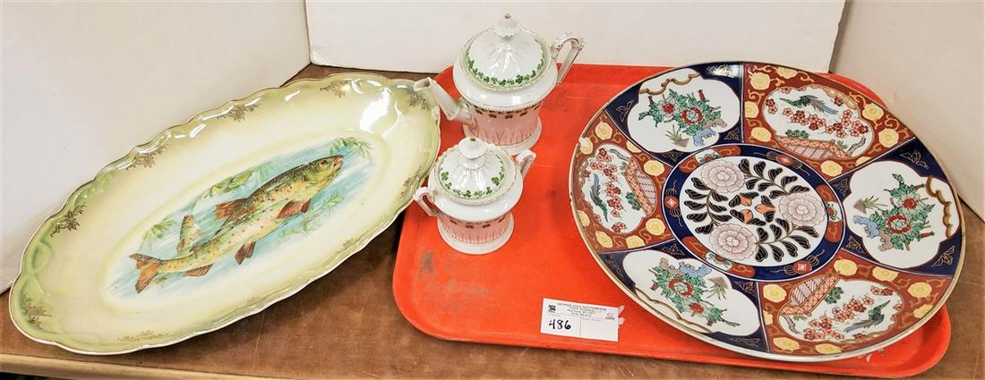 TRAY IMARI PLATE, FISH PLATE, ETC. (1 of 1)