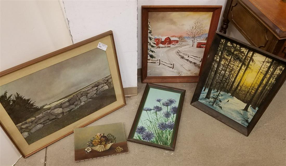 5 PCS. ARTWORK 2-O/B, 2-O/C, 1 PRINT (1 of 1)