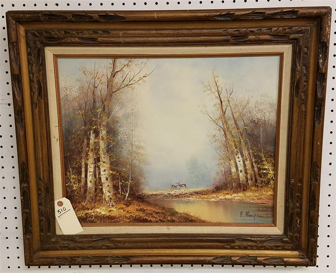 FRAMED O/C LANDSCAPE, SGND. 16" X 20" (1 of 1)