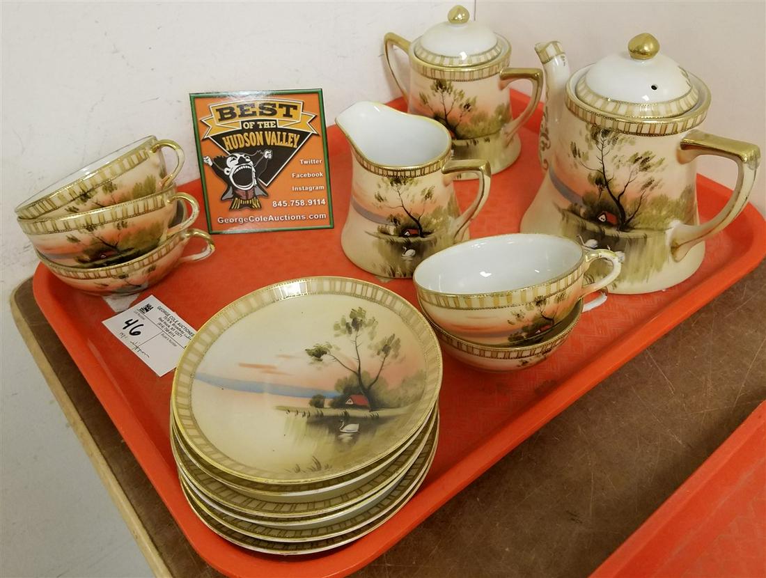TRAY 14PC. NIPPON TEA SET (1 of 2)