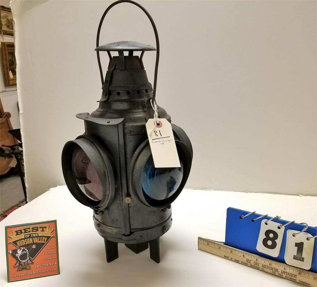 DRESSEL ARLINGTON NJ 4 WAY RR LANTERN (1 of 2)
