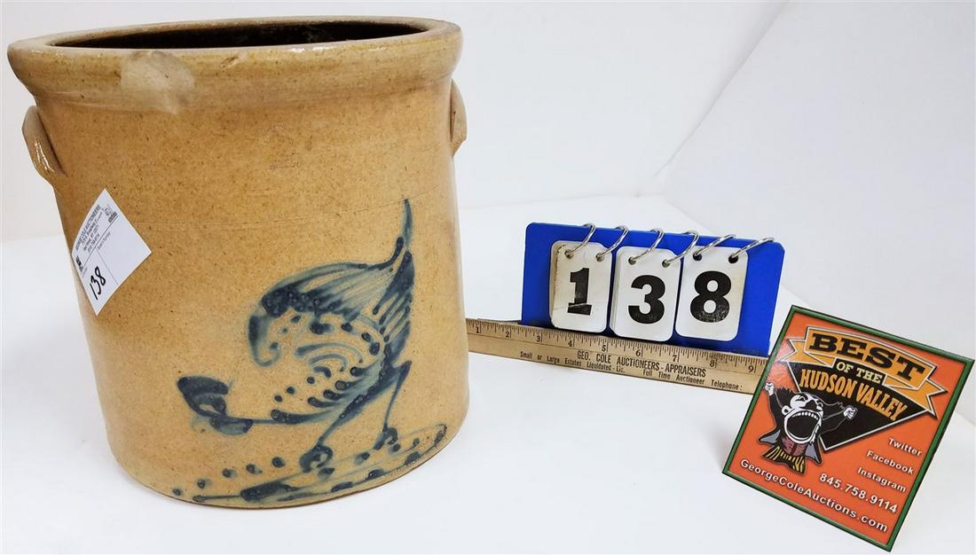 BLUE DEC, 2 GAL. CROCK (1 of 2)