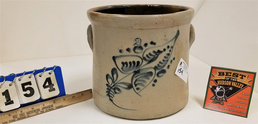 2 GAL. BLUE DEC, CROCK (1 of 2)