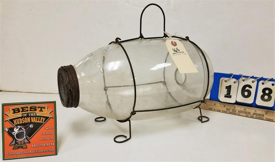 GLASS MINNOW TRAP, MONTANA BAIT CO. (1 of 4)