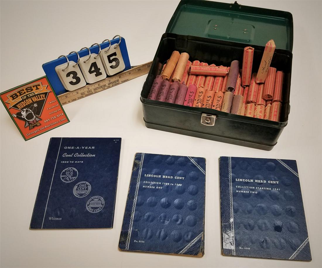 BOX WHEAT PENNIES APPROX 3500 (1 of 3)