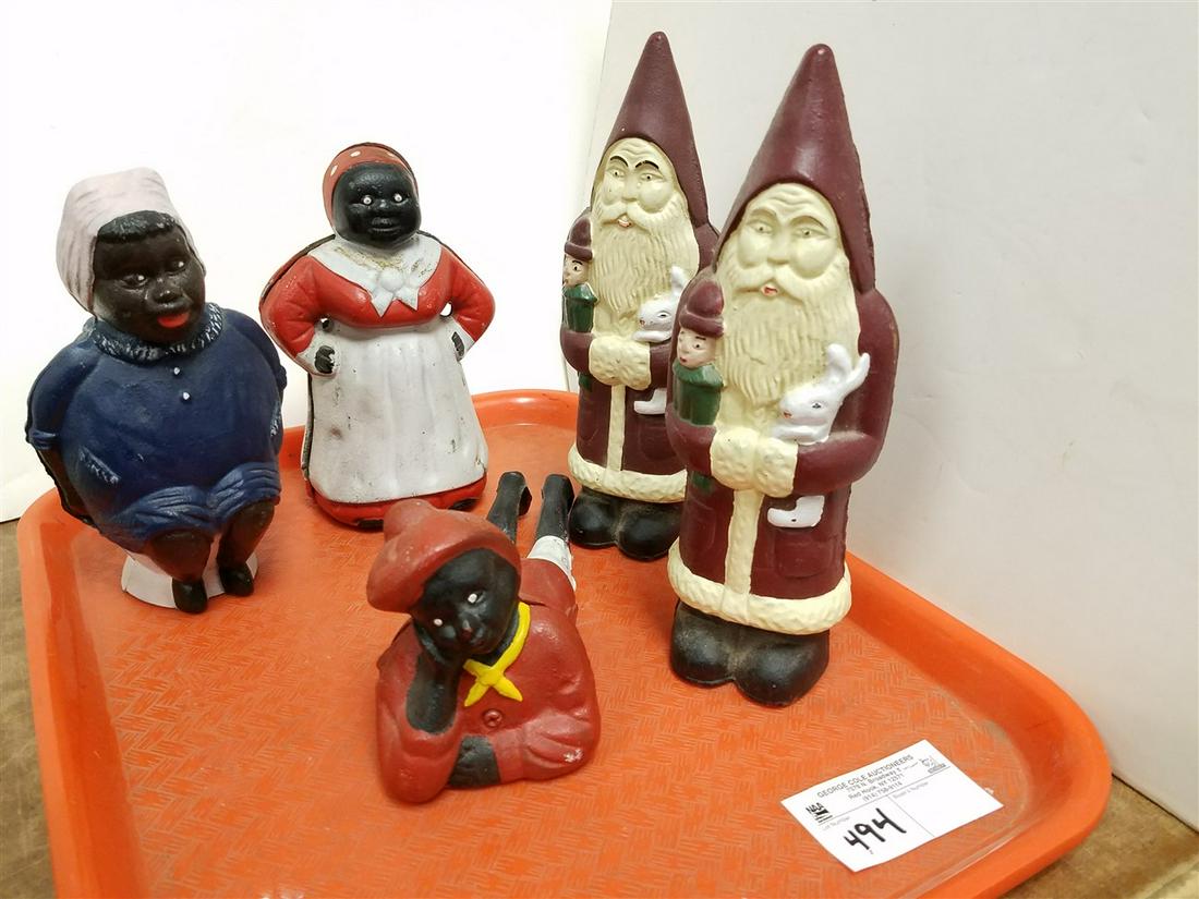 TRAY 5 CAST IRON CONTEMP. BANKS: TRAY 5 CAST IRON CONTEMP. BANKS