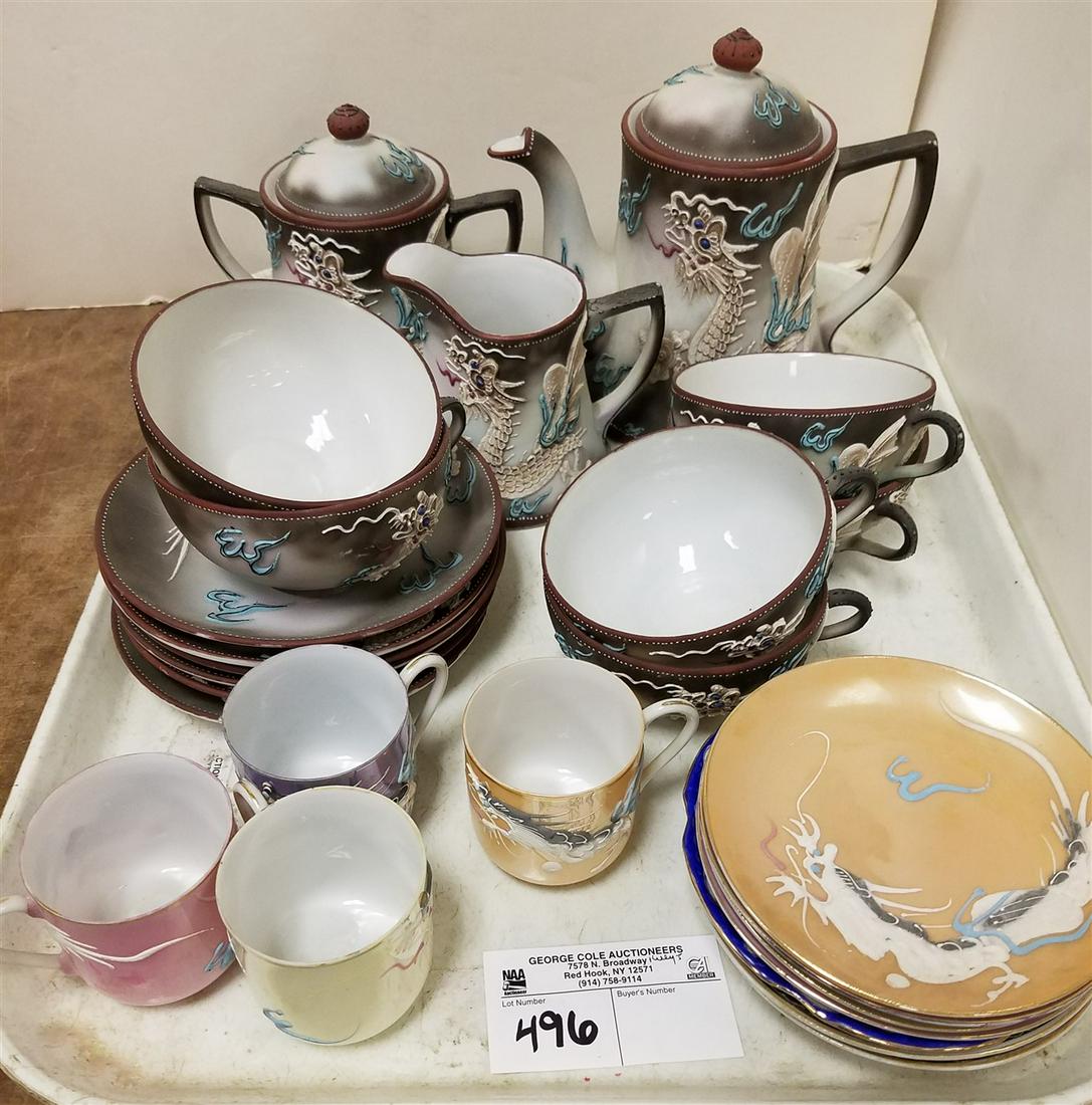 JAPAN TEA SET + DEMI TASSE CUPS/SAUCERS (1 of 1)