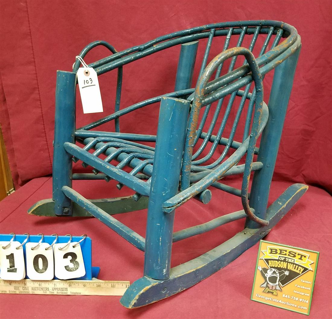 ADIRONDACK CHILD'S PTD. ROCKER: ADIRONDACK CHILD'S PTD. ROCKER