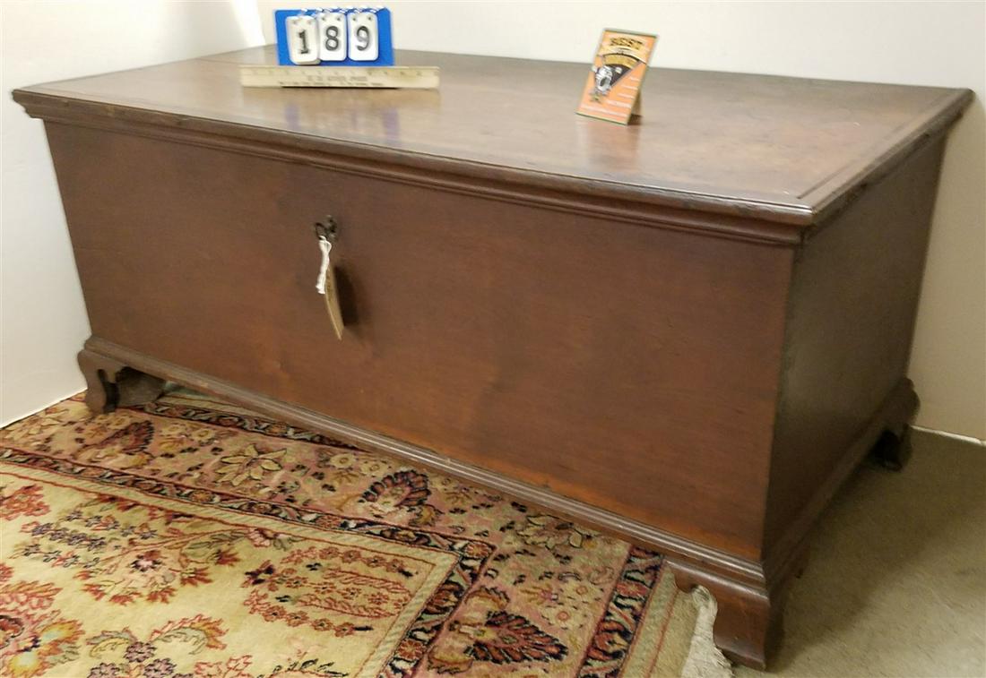 C. 1800 WALNUT BLANKET BX 22"H X50"W X23.75"D (1 of 4)