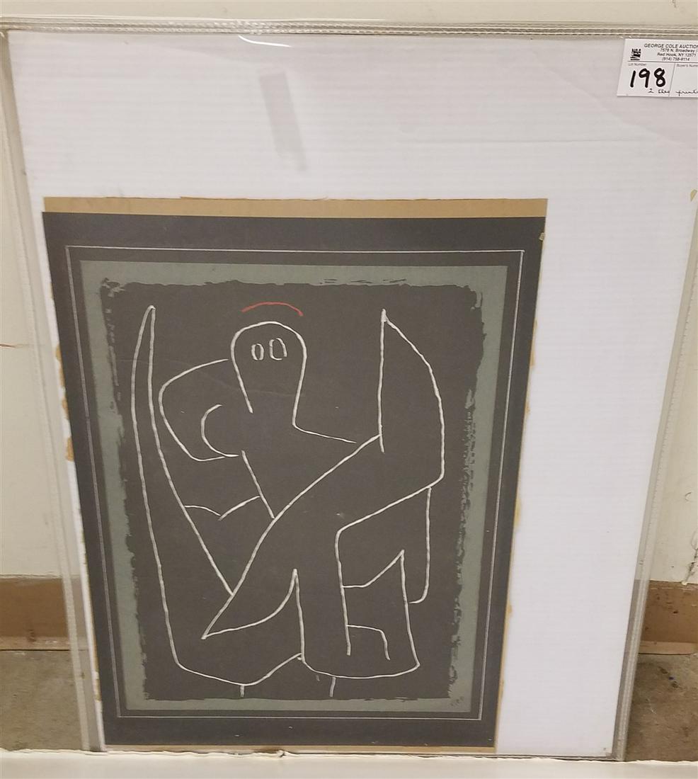 2 UNFRAMED KLEE PRINTS, 20.5" X 15" (1 of 2)