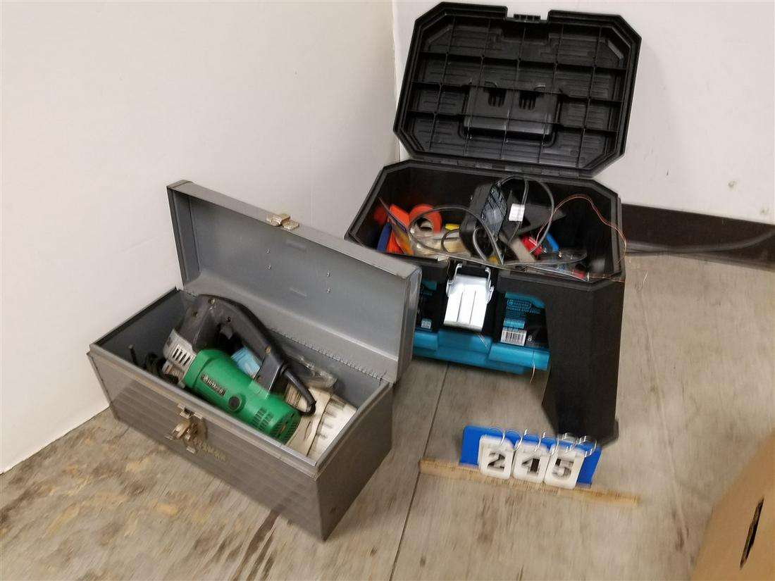 HITACHI JIG SAW + TACTIX STEP STOOL W/ TOOLS (1 of 4)