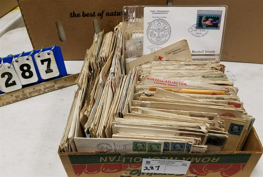 BX US + FOREIGN STAMPS ON COVER (1 of 4)