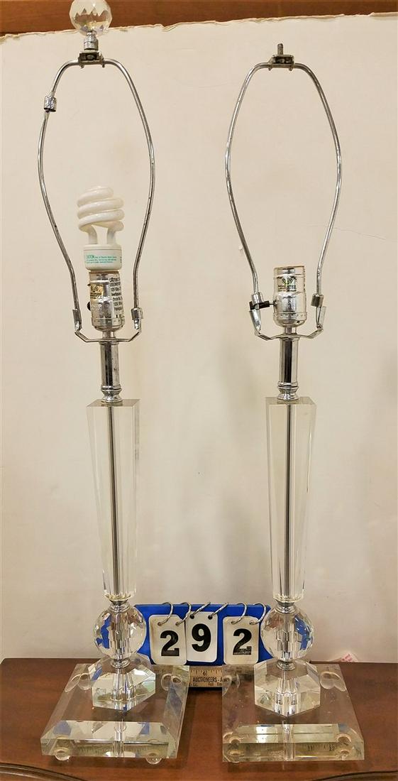 PR. CRYSTAL TABLE LAMPS (1 of 2)