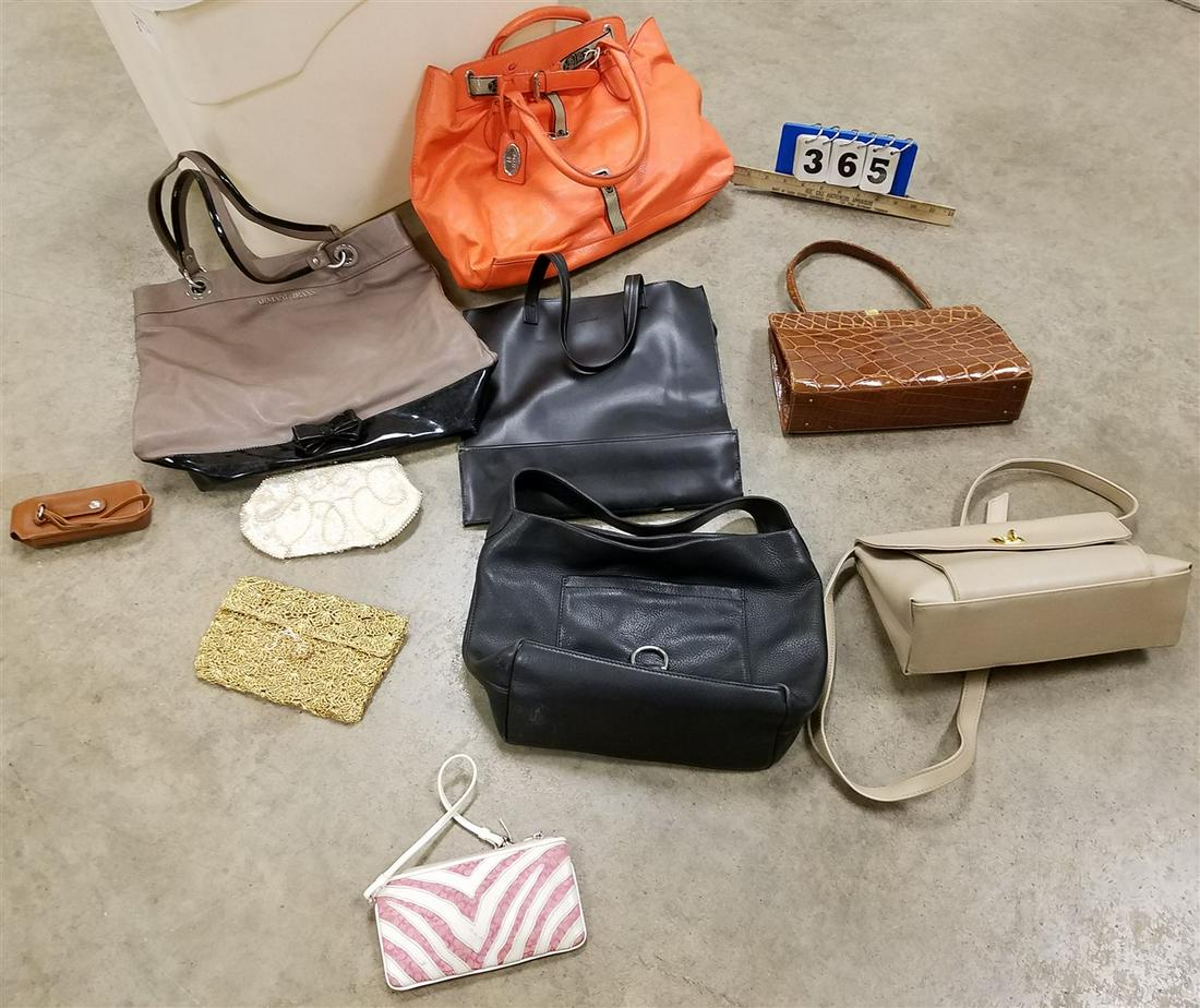 TUB PURSES-FENDI, ARMANI, FR. LEATHER, ETC.: TUB PURSES-FENDI, ARMANI, FR. LEATHER, ETC.