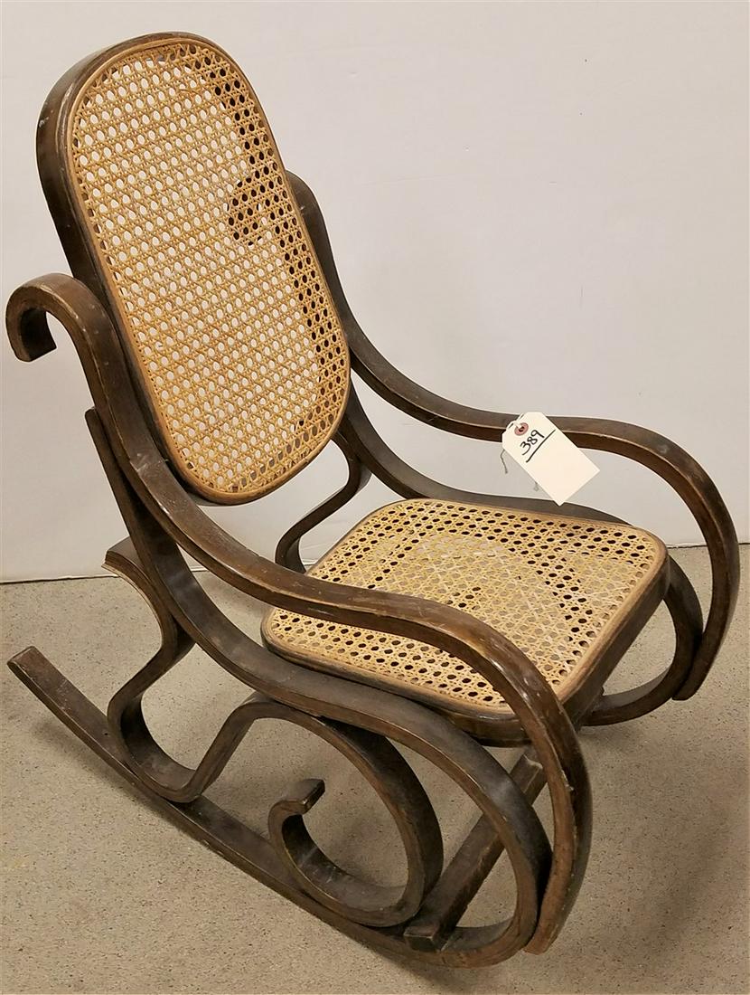 CHILD'S BENTWOOD ROCKER: CHILD'S BENTWOOD ROCKER
