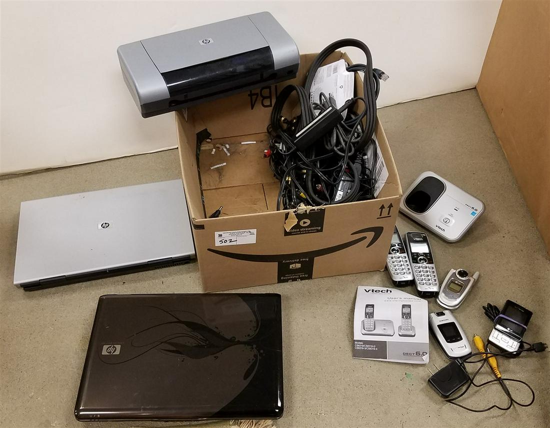 BX ELECTRONICS 2 HP LAPTOPS, PRINTER, PHONES (1 of 1)