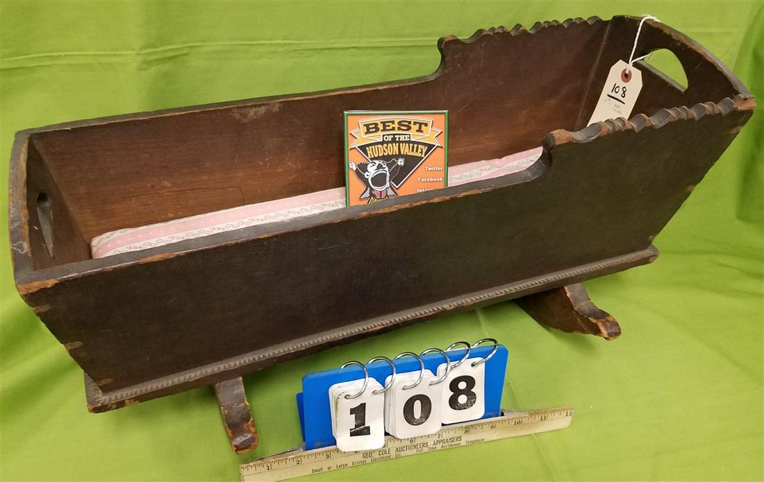 19th c. DOLL CRADLE (1 of 3)