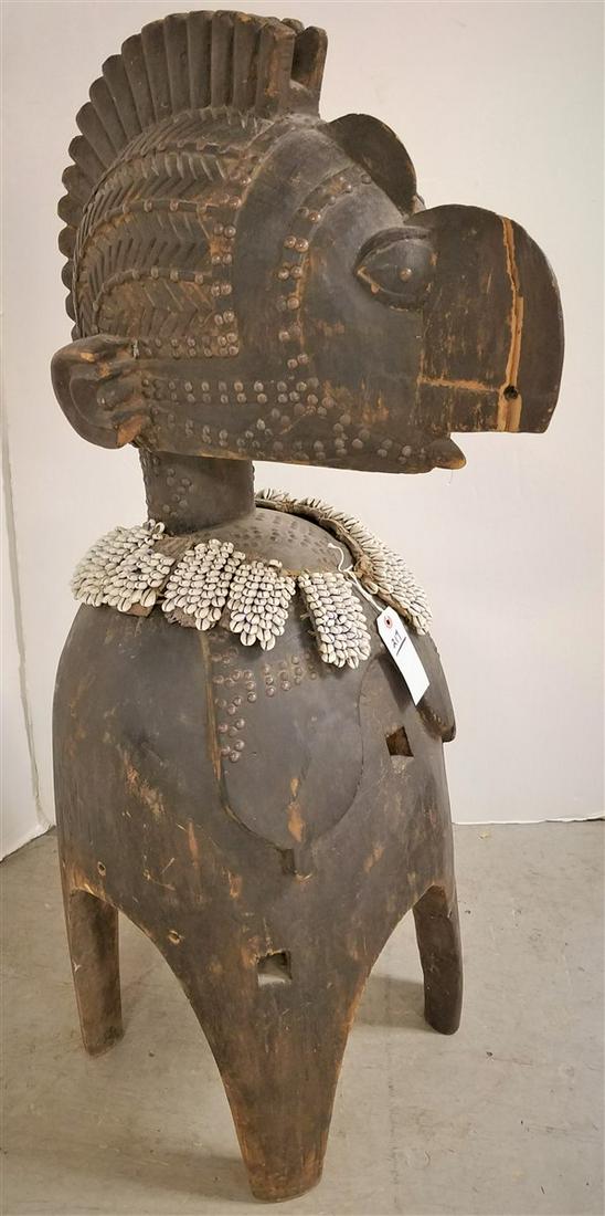 WEST AFRICAN MASK (NIMBA) GUINEA (BAGA PEOPLE) LATE (1 of 3)