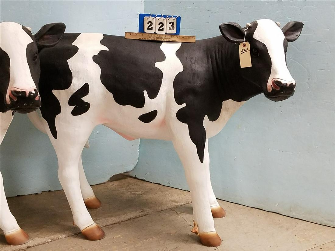FIBERGLASS COW, 40'H X 4'L: FIBERGLASS COW, 40'H X 4'L
