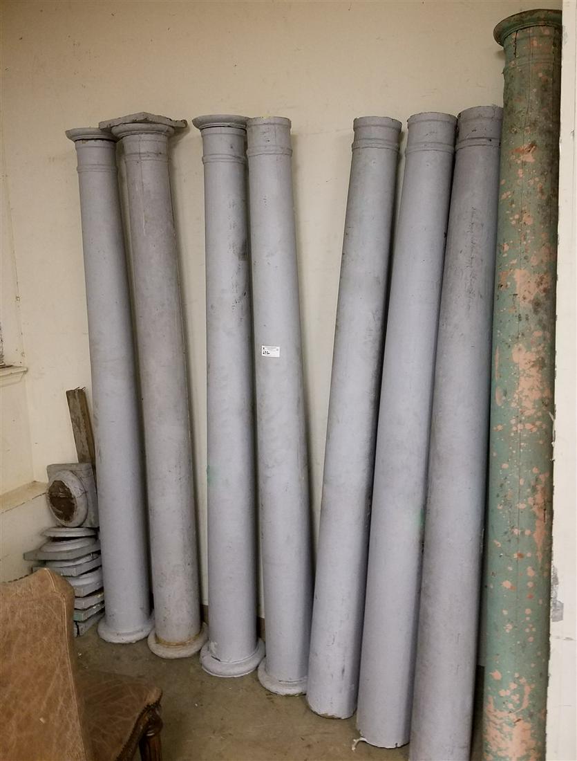8 MATCHING WOODEN COLUMNS - GOOD CONDITION (1 of 1)