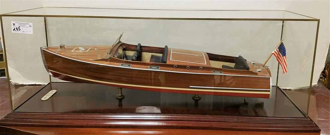 CHRIS CRAFT 24' RUNABOUT 1932 BOAT MODEL BY R.SMOLKA IN (1 of 10)