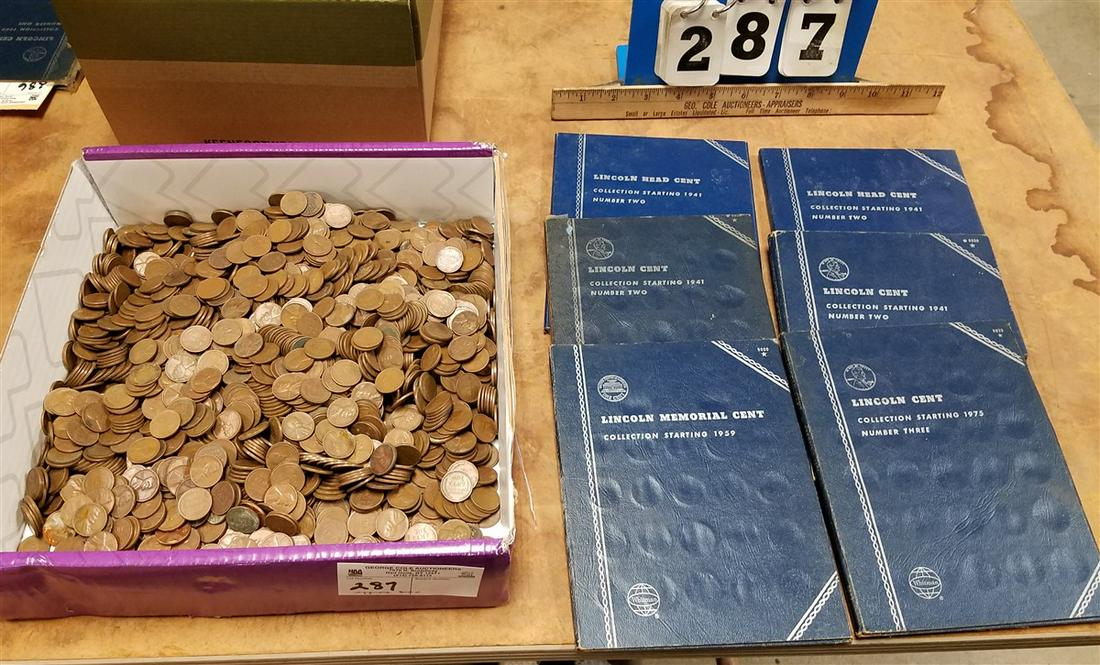 BX. WHEAT PENNIES APPROX. 3000 (1 of 2)