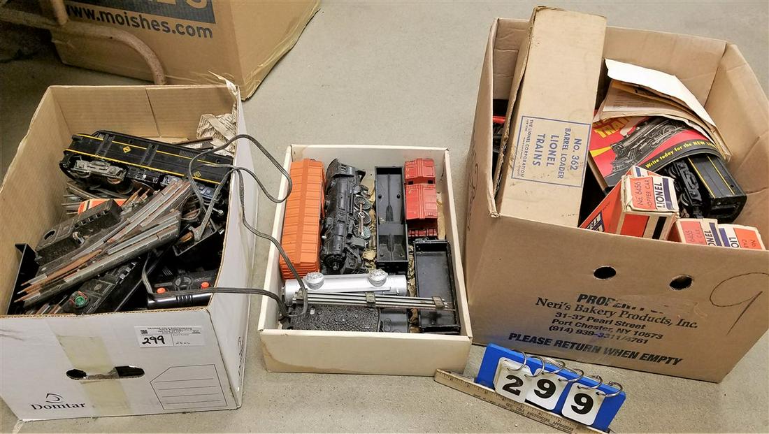 3BXS-10PC.LIONEL TRAIN SET W/ ENGINE #2036 + BARREL (1 of 7)