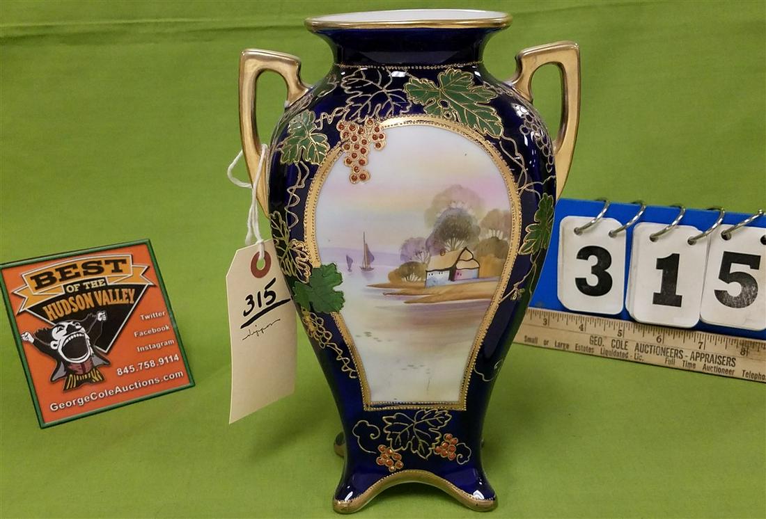NIPPON VASE, 9.75": NIPPON VASE, 9.75"