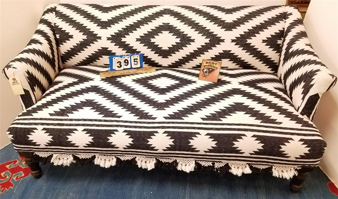 KILIM UPHOLS. SETTEE, 4'8" (1 of 1)
