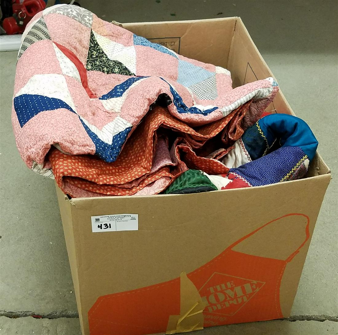 BX 3 QUILTS-CRAZY, ETC. (1 of 2)