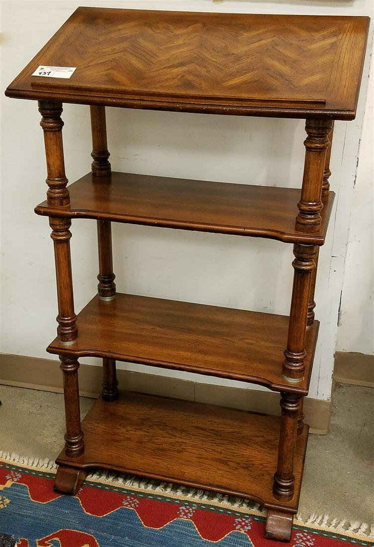 OAK LECTURN/BOOK STAND, 40.5"H X 29"W X 11.5"D (1 of 1)