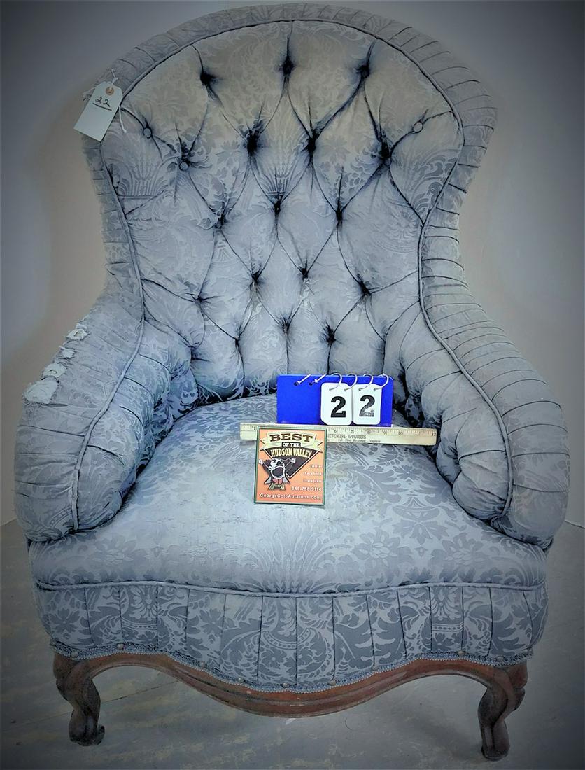 VICT. UPHOLS. ARMCHAIR (1 of 3)