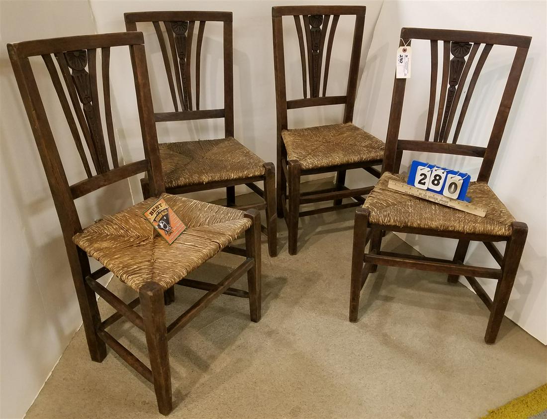 SET 4 18th c. SIDE CHAIRS (1 of 2)