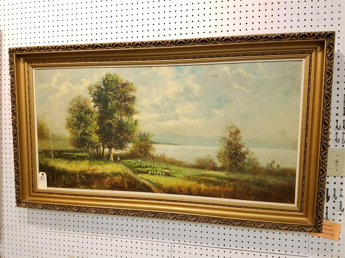 FRAMED O/C LANDSCAPE, E. MEAMI (1 of 7)