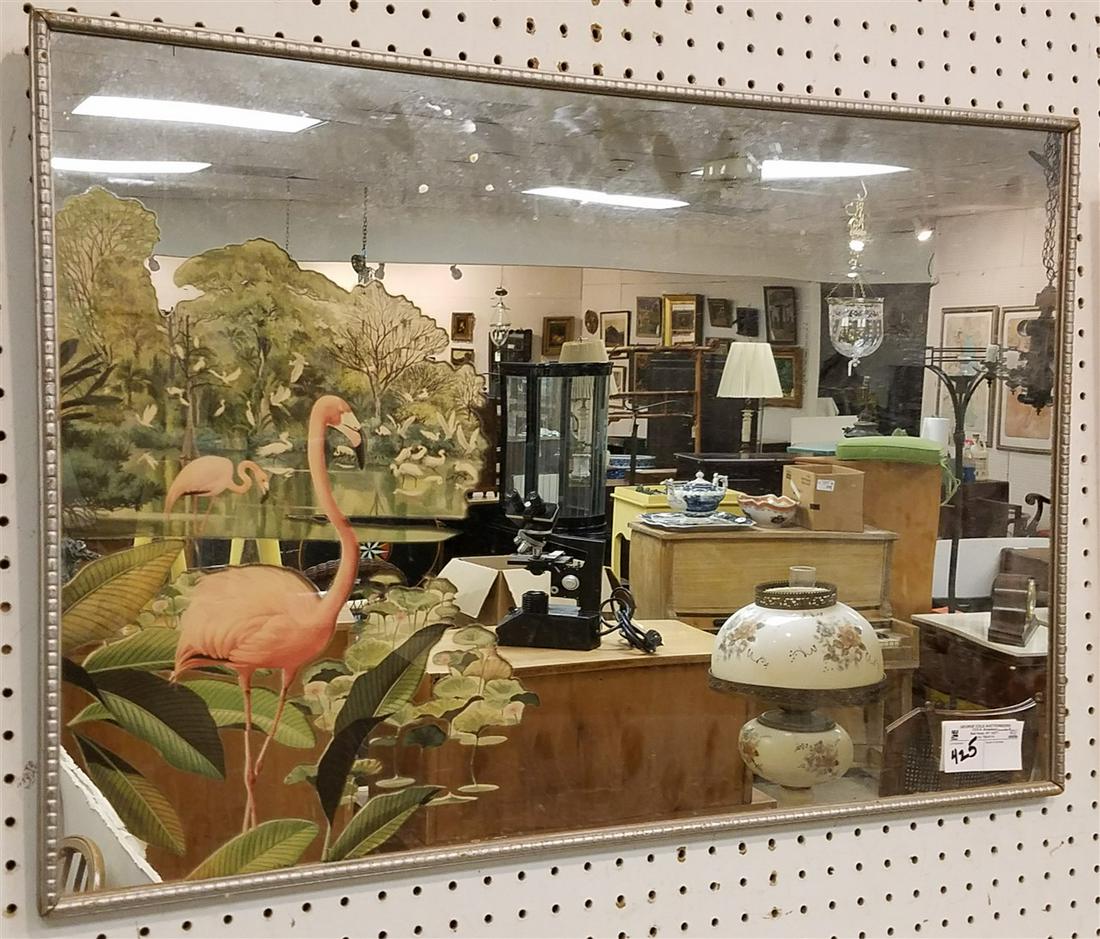 MID CENTURY MIRROR. 20.75" X 30.75" (1 of 1)